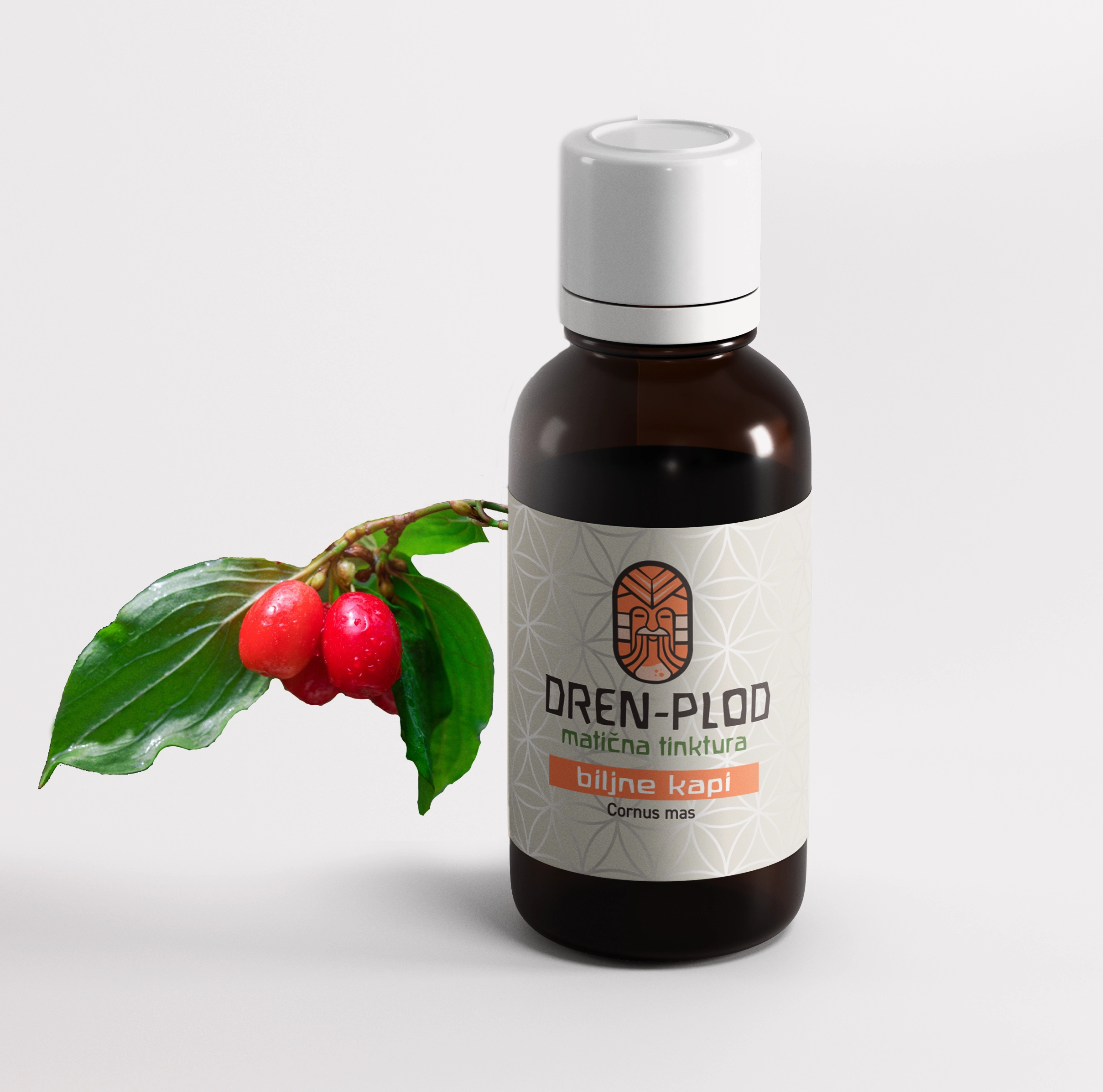 Dren plod (Cornus mas) biljne kapi 100ml